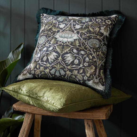 William Morris At Home Lodden Cushion Blue 50/50cm