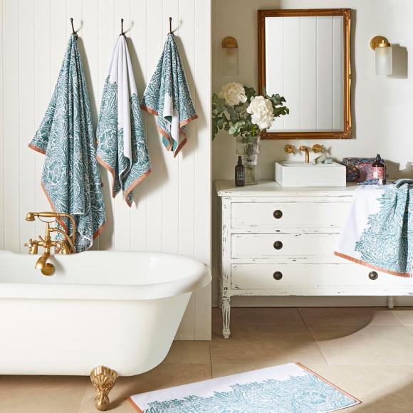 William Morris At Home Marigold Towel Mineral