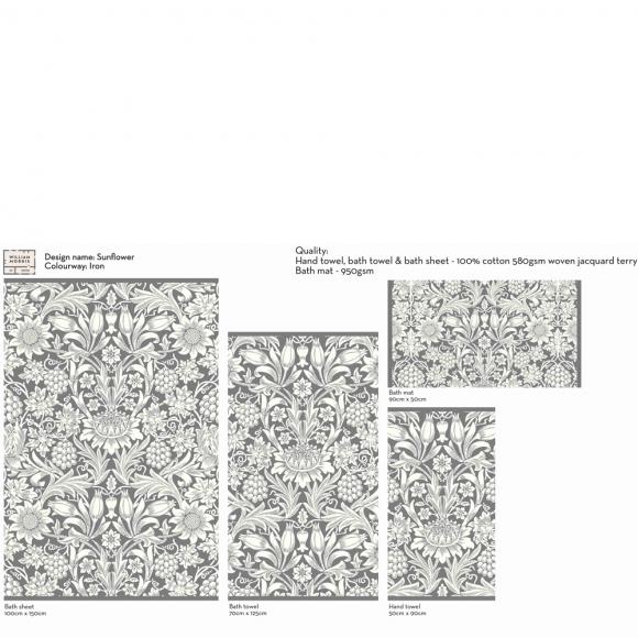 William Morris At Home Sunflower Towel Iron