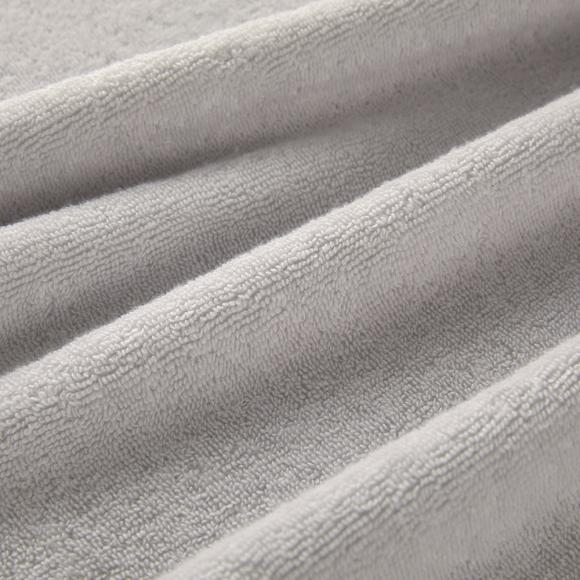 Yves Delorme Couture Duetto Towel Brume / Blanc