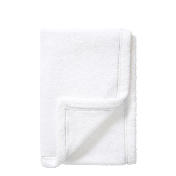 Yves Delorme Couture Duetto Towel Brume / Blanc