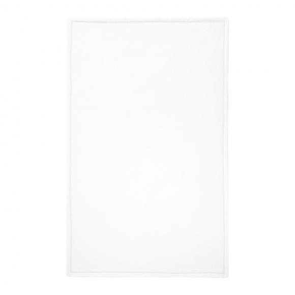 Yves Delorme Couture Duetto Towel Brume / Blanc