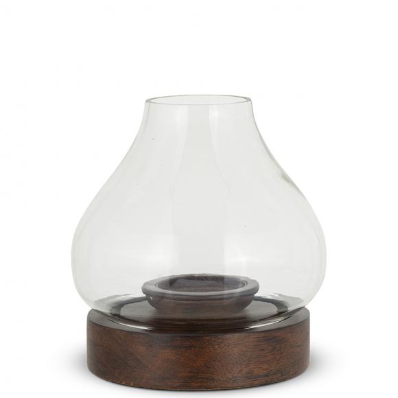 Nkuku Naryla Mango Wood Lantern