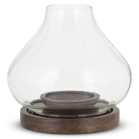 Nkuku Naryla Mango Wood Lantern