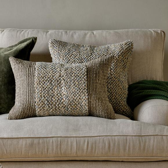 Nkuku Paduna Jute & Cotton Cushion Cover