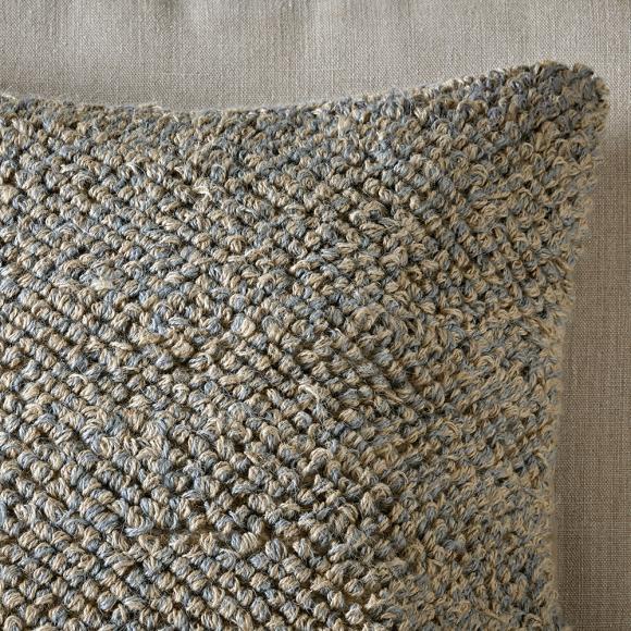 Nkuku Paduna Jute & Cotton Cushion Cover