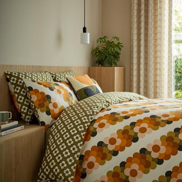 Orla Kiely Retro Flower Stripe Duvet Cover Set