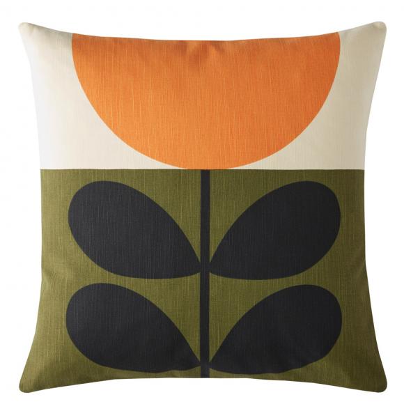 Orla Kiely Sunflower Cushion Orange