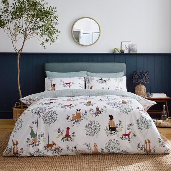 Sara Miller Dapper Dogs Duvet Cover Set