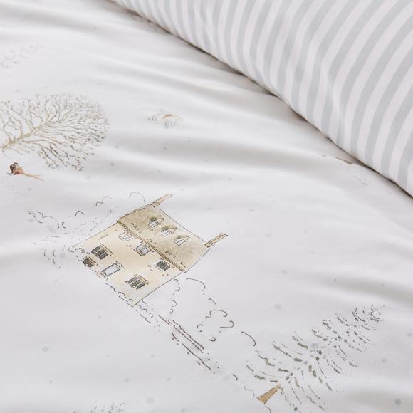 Sophie Allport Snowy Cottage Duvet Cover Set