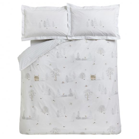 Sophie Allport Snowy Cottage Duvet Cover Set
