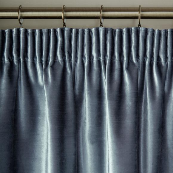 Laura Ashley Loretta Dark Seaspray Lined Curtains