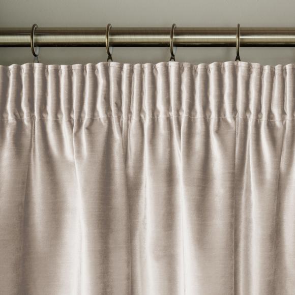 Laura Ashley Loretta Pale Truffle Lined Curtains