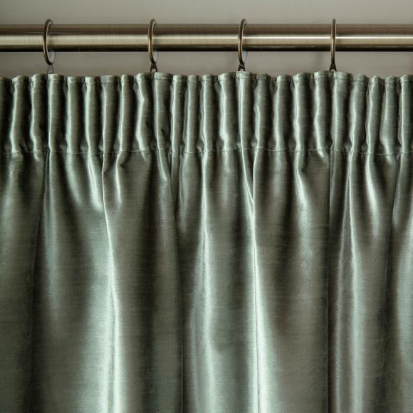 Laura Ashley Loretta Sage Green Lined Curtains