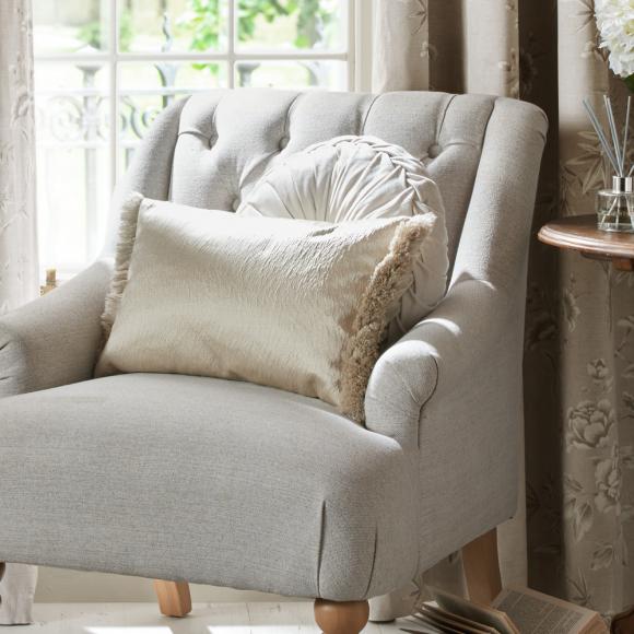 Laura Ashley Carys Cushion Natural