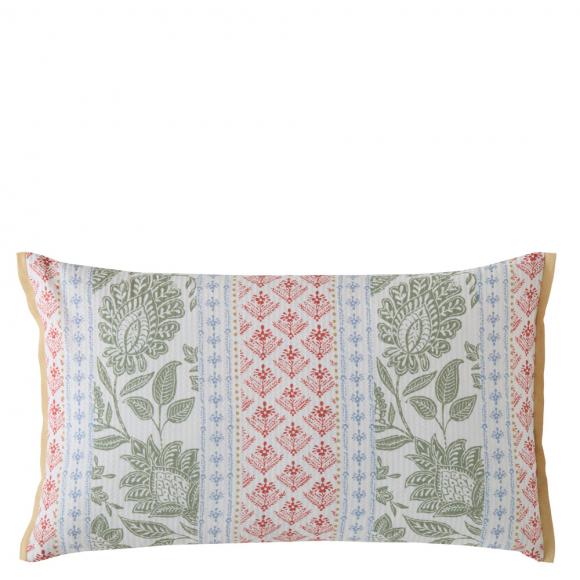 Laura Ashley Hedingham Stripe Cushion Hedgerow Green