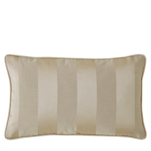 Laura Ashley Lille Stripe Cushion Truffle / Natural