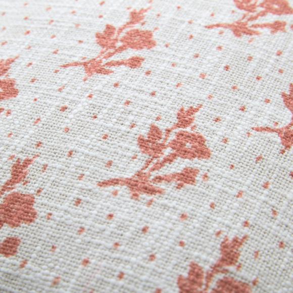 Laura Ashley Mountjoy Sprig Cushion Terracotta Orange