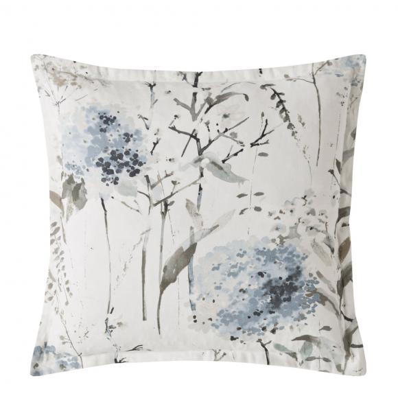 Laura Ashley Pallinton Bloom Cushion Smoke Blue