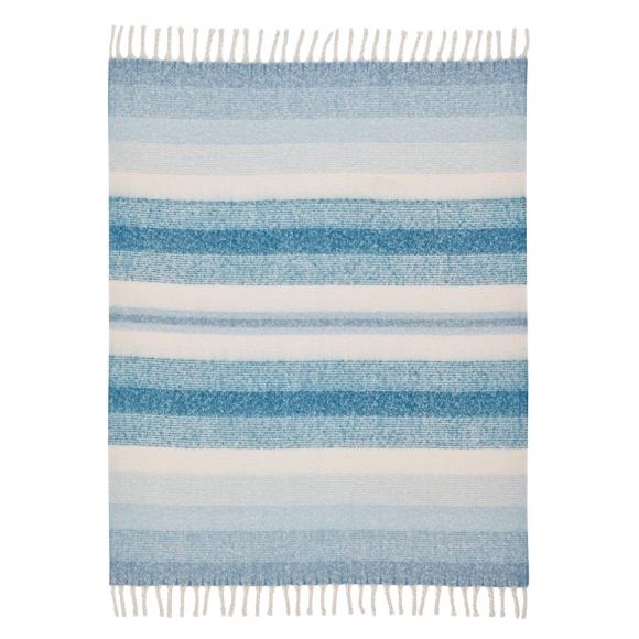 Laura Ashley Ortonby Newport Blue Throw
