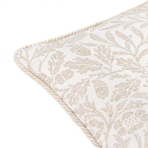 The Original Morris & Co Acorn Tonal Cushion Ivory