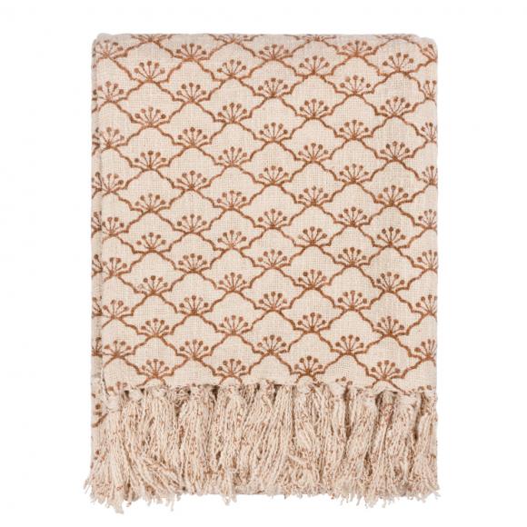Yard Saku Printed Throw Pecan