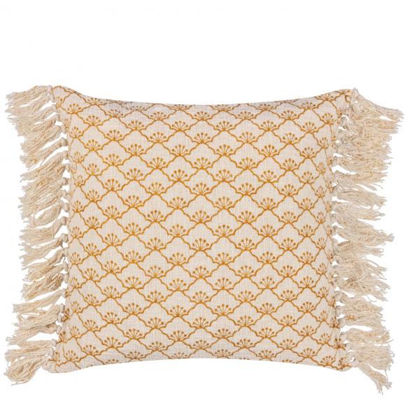 Yard Saku Printed Cushion Honey