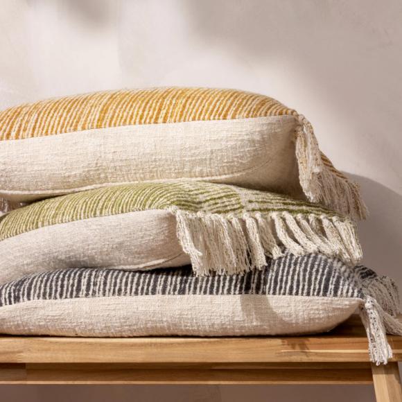 Yard Sono Ink Cushion Olive