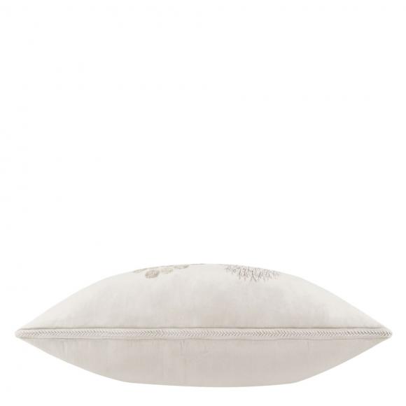 The Original Morris & Co Brook embroidered Velvet Cushion Linen