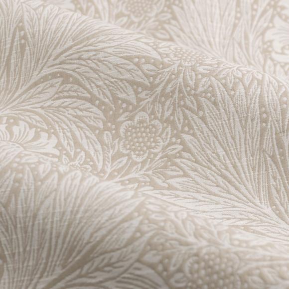 The Original Morris & Co Marigold Floral Jacquard Curtains Stone