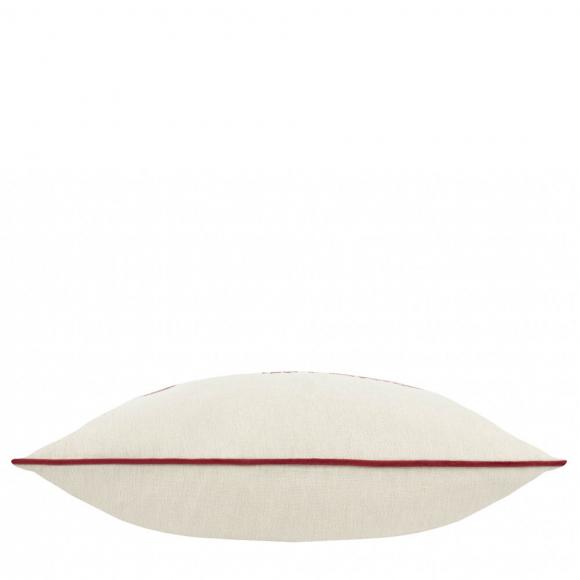 The Original Morris & Co Marigold Embroidered Cushion Russet