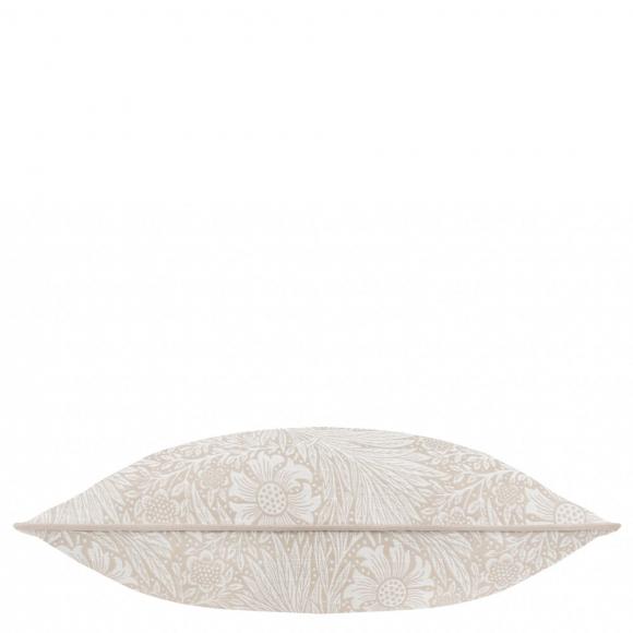 The Original Morris & Co Marigold Piped Jacquard Cushion Stone