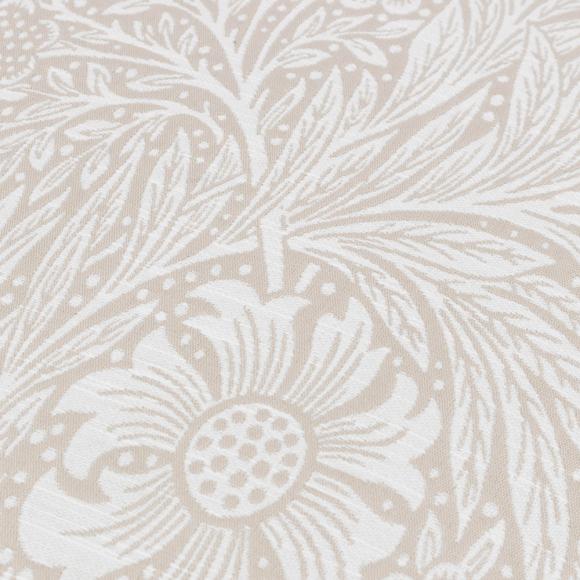 The Original Morris & Co Marigold Piped Jacquard Cushion Stone