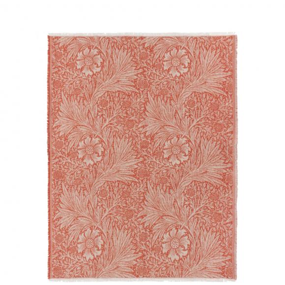 The Original Morris & Co Marigold Jacquard Throw Russet