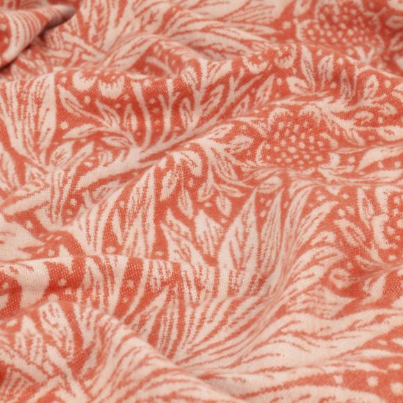 The Original Morris & Co Marigold Jacquard Throw Russet