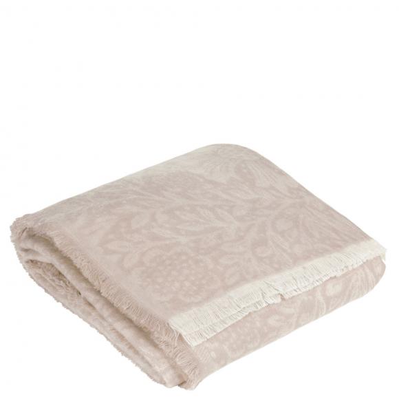 The Original Morris & Co Marigold Jacquard Throw Stone