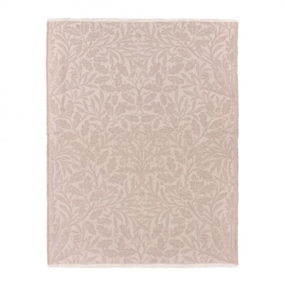 The Original Morris & Co Acorn Tonal Jacquard Throw Linen