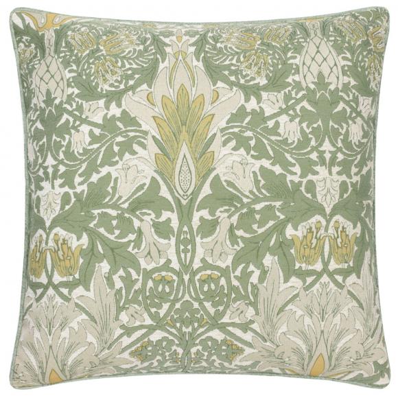 The Original Morris & Co Snakeshead Cushion Sunflower / Stone