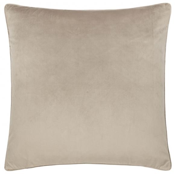 The Original Morris & Co Strawberry Thief Piped Jacquard Cushion Biscuit