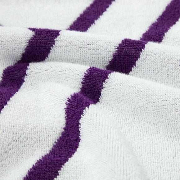 Ralph Lauren Home Blair Beach Towel White / Purple
