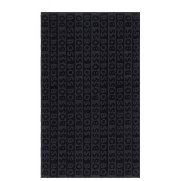 Boss Home Font Beach Towel Black