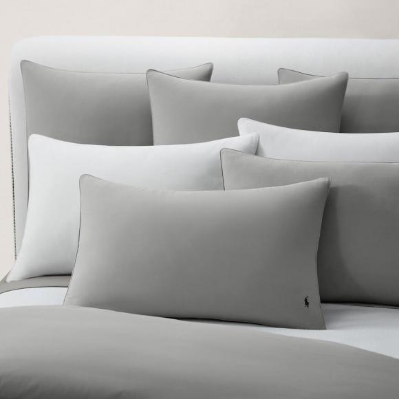 Ralph Lauren Home Polo Player II Flat Sheet Andover Heather