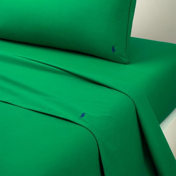 Ralph Lauren Home Polo Player II Flat Sheet Billiard