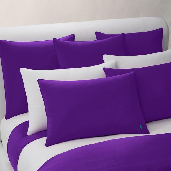 Ralph Lauren Home Polo Player II Fitted Sheet Chalet Purple
