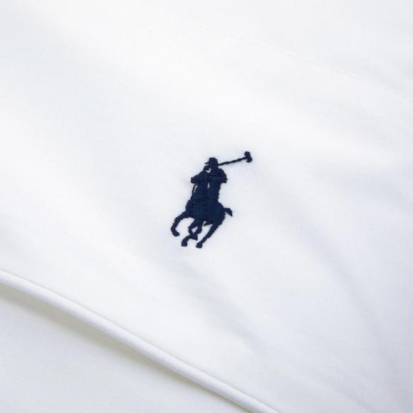 Ralph Lauren Home Polo Player II Flat Sheet White