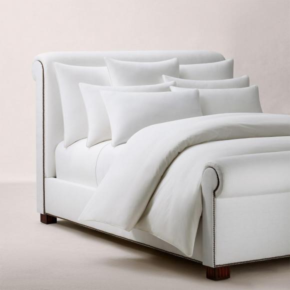 Ralph Lauren Home Polo Player II Flat Sheet White