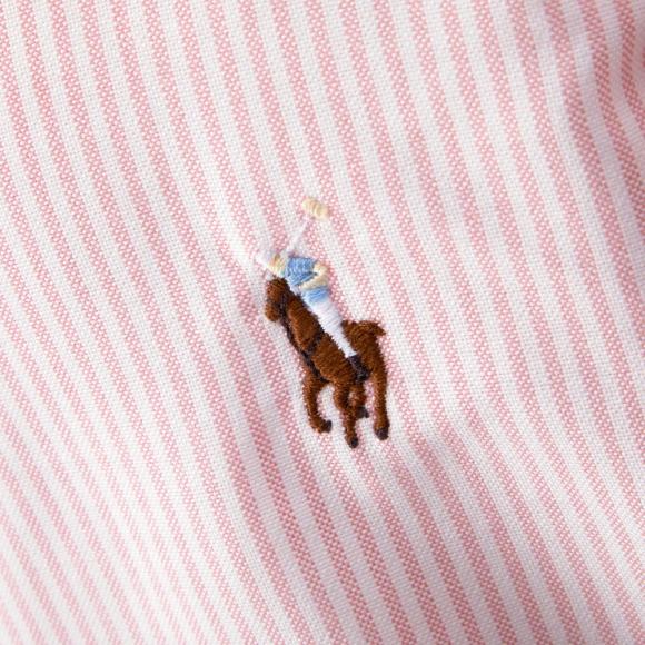 Ralph Lauren Home Oxford Kimono Robe Pink