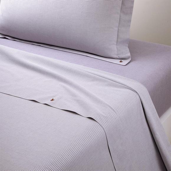 Ralph Lauren Home Oxford Flat Sheet Chalet Purple