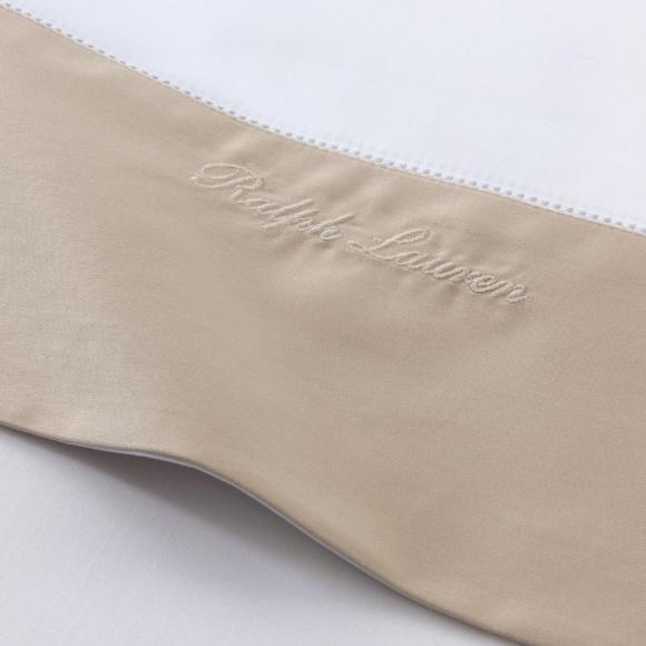 Ralph Lauren Home Langdon 624 Coastal Sand Flat Sheet