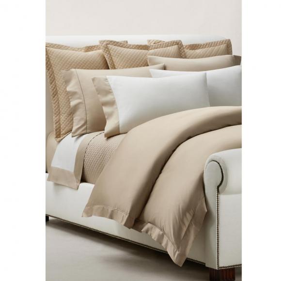 Ralph Lauren Home Langdon 624 Coastal Sand Flat Sheet